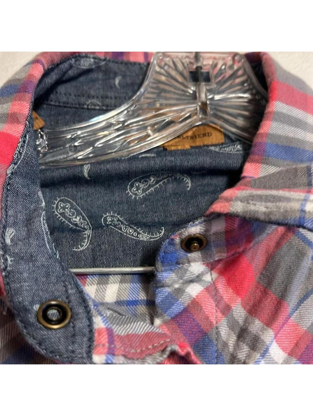 NWOT JACHS Girlfriend Lightweight Flannel Blouse Women's XXL Snap Front - Picture 4 of 8
